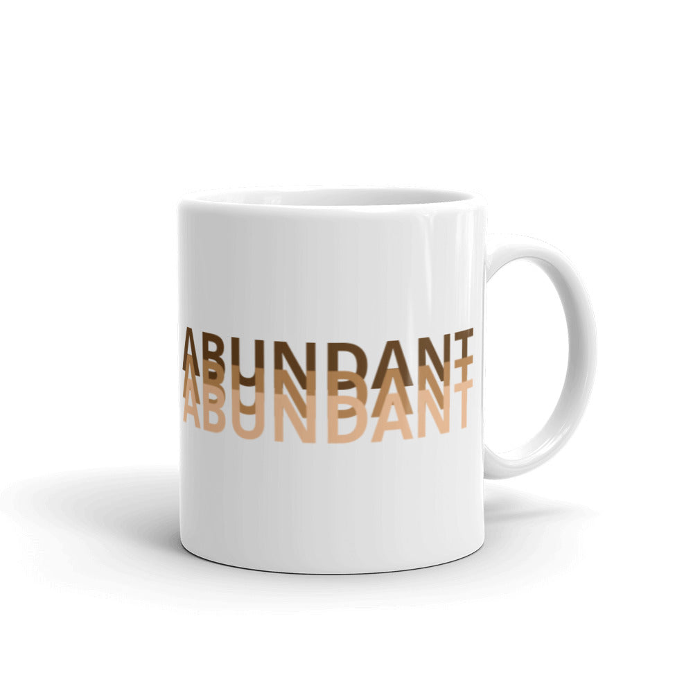 AbunDant on Repeat glossy mug